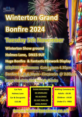 Bonfire & Fireworks 5th November 2024